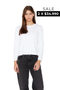 Polera Jacinta manga larga blanca