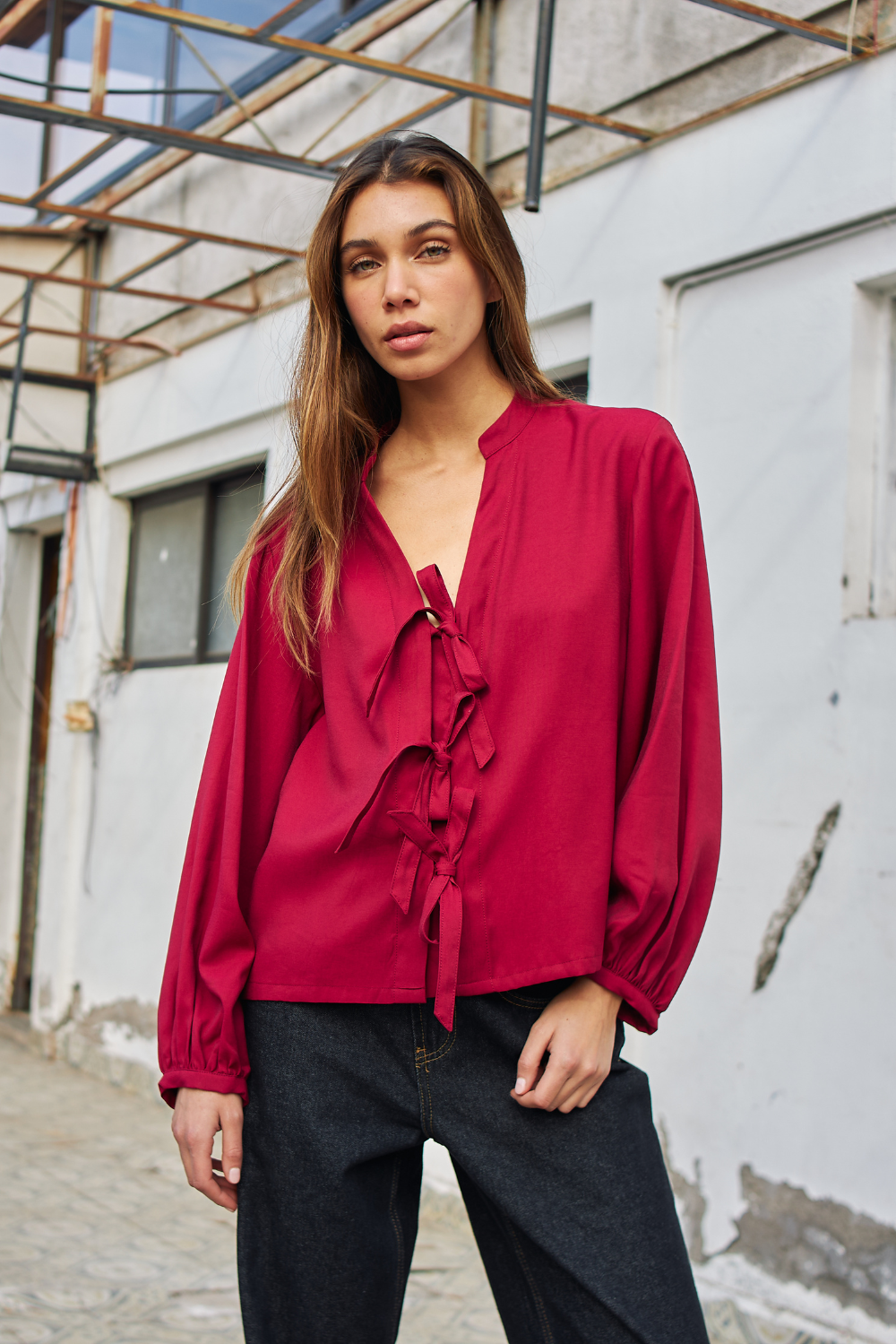 Blusa Camila uva
