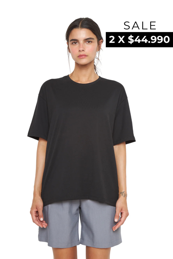Polera Jacinta PIMA Oversize negra