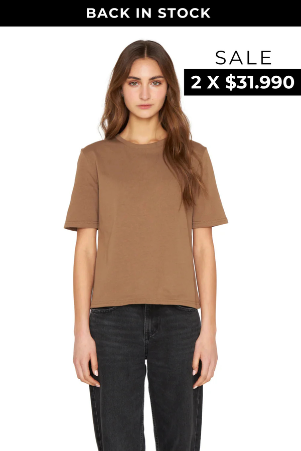 Polera Jacinta café
