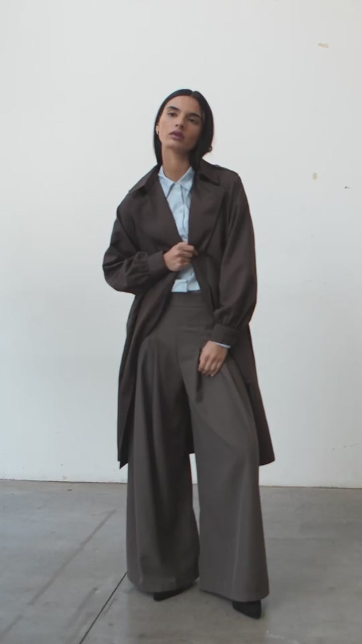 Trench Coat Porter café